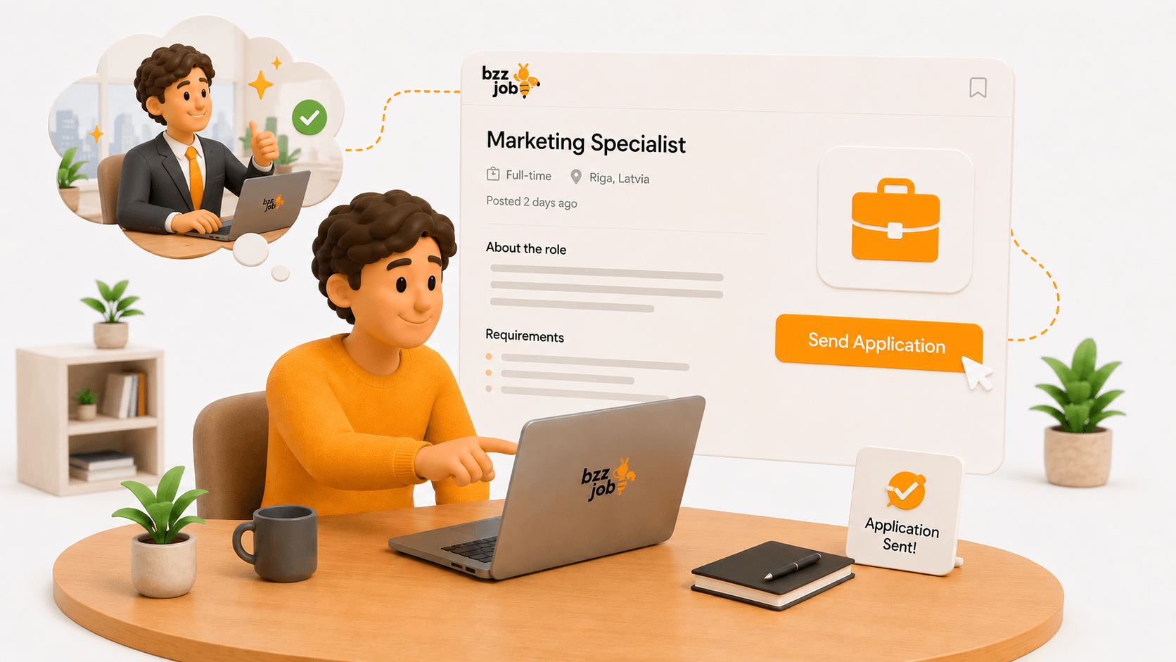 What is a job application?