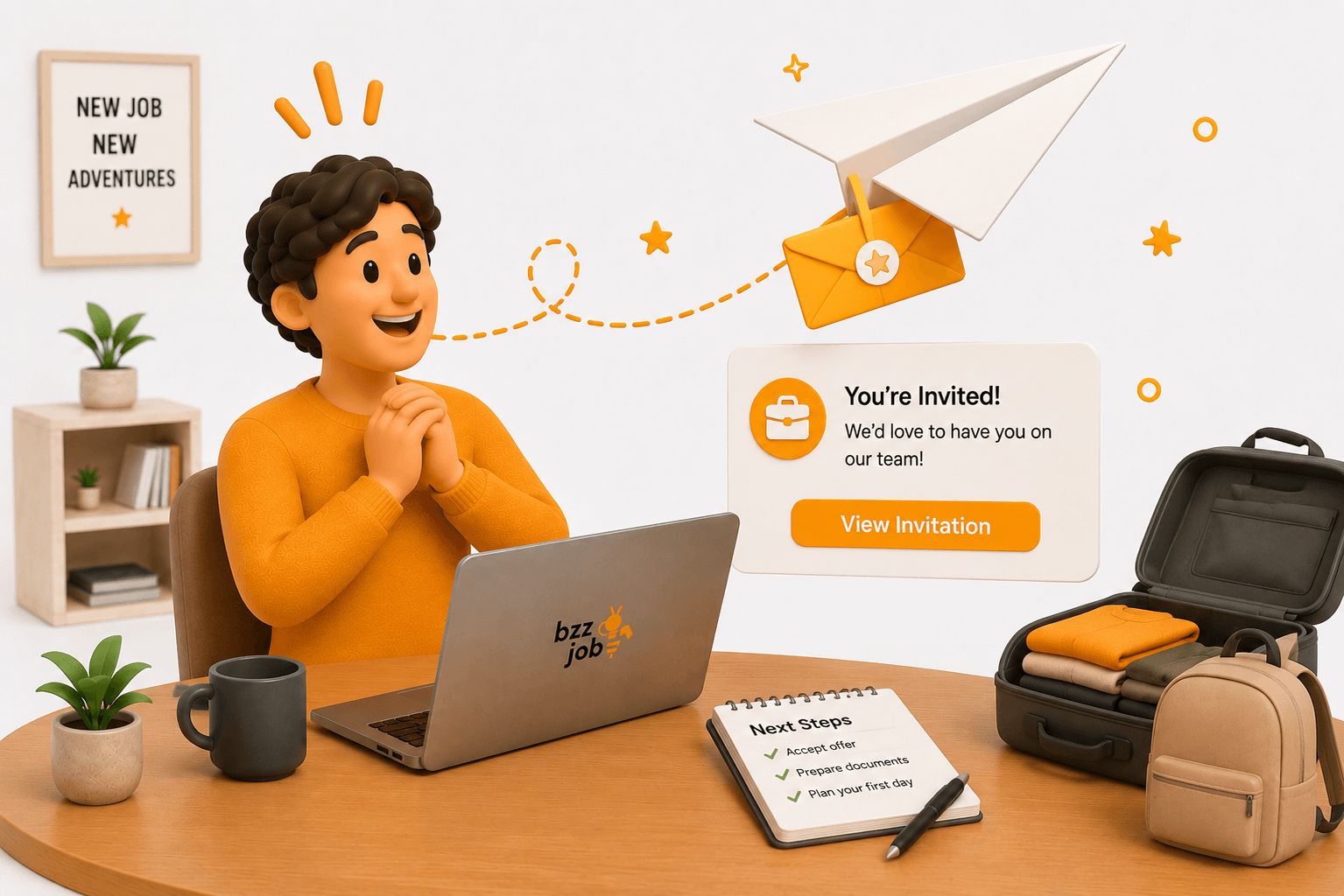 What is an invitation from a company?