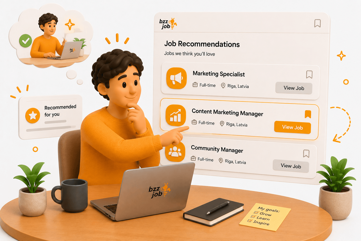 What are job recommendations?